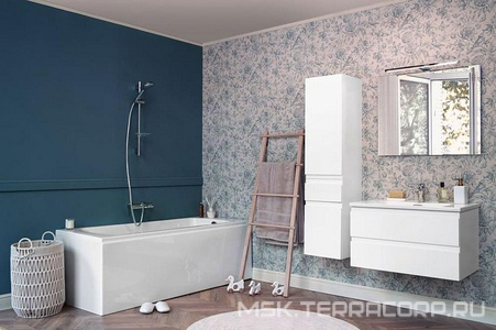 Пенал подвесной 350*340*1470 мм, цвет матовый белый ZZ Jacob Delafon Madeleine EB2069D-J51