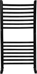Полотенцесушитель "" Modern 800*500 мм, подключение 1"*3/4, установочный набор в комплекте, цвет черный матовый ZZ Ника ЛМ-2 ЛМ-2/Модерн/ 80/50 черный мат