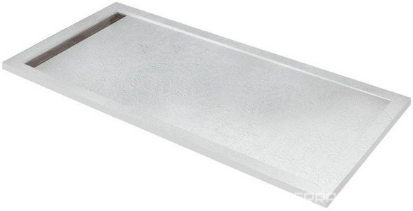 Поддон 1500х900хh30мм, прямоугольный, без ножек, экрана, сифона, (искуственный мрамор цв.белый), Cezares ZZ Cezares Универсал TRAY-AS-AH-150/90-30-W