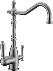 Смеситель Zorg Sanitary ZR 312 YF-33-satin для кухонной мойки| 17x35x26