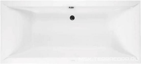 Ванна прямоугольная 180x80xh45см, без панели и каркаса, (акрил цв.белый), Veronela ZZ