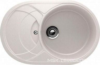 Мойка кухонная Ulgran U-110-331 белая| 50x77x19