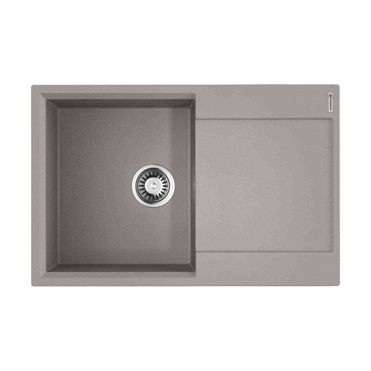 Мойка кухонная Omoikiri Daisen 78-GR leningrad grey| 51x78x23
