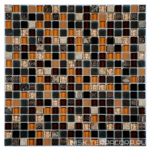 Мозаика Мозаика из стекла на сетке SK10-201 30x30 Спектр-М Микс стекло SK10-201