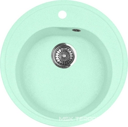 Мойка кухонная AquaGranitEx M-08 салатовая| 50x50x18