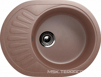 Мойка кухонная Ulgran U-107m-307 терракот| 45x57x15