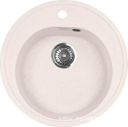 Мойка кухонная AquaGranitEx M-08 светло-розовая| 50x50x18