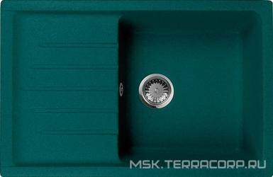 Мойка кухонная AquaGranitEx M-27 зеленая| 49x74x20