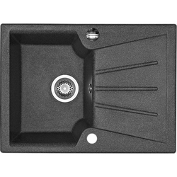 Мойка кухонная Акватон  графит 50x68x19 Aquaton Монца s383161