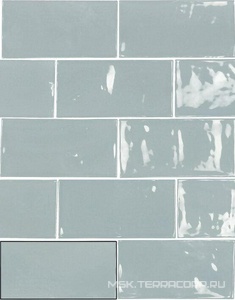 Керамическая плитка для стены APE Ceramica Switch Power Blue Gloss 6,2x12,5 n126498