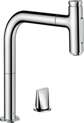 Смеситель Hansgrohe Metris Select 73818000 для кухонной мойки