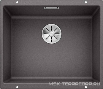 Мойка кухонная Blanco Subline 500-U темная скала, ZZ Blanco subline 523433 / к.т. 375222