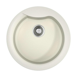 Мойка кухонная Omoikiri Yasugata 48R-WH белая| 48x48x23