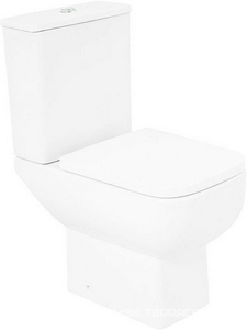 Чаша напольного, безободкового унитаза, сиденье с микролифтом в компл., крепеж к полу в компл., (без бачка),  ZZ BelBagno Aurora BB8604CPR/SC