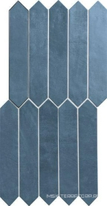 Керамическая плитка для стены APE Ceramica Switch Off Dark Blue Matt 4,3x24,3 n126530