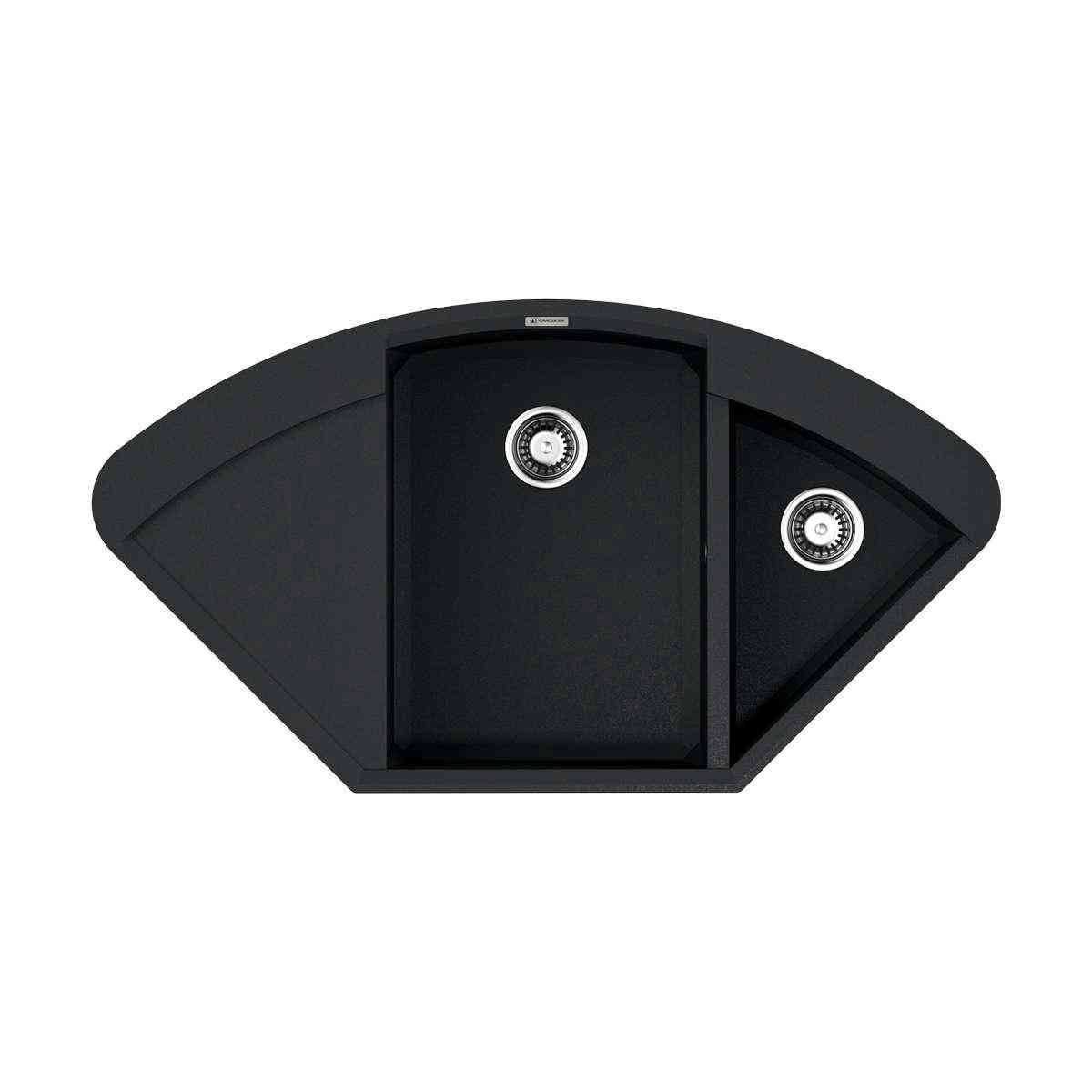 Мойка кухонная Omoikiri Sakaime 105C-BL черная| 57x105x23