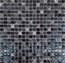 Мозаика из стекла на сетке SK10-129 ZZ |30x30
