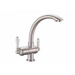 Смеситель Zorg Clean Water ZR 327 YF satin для кухонной мойки| 16x31x25