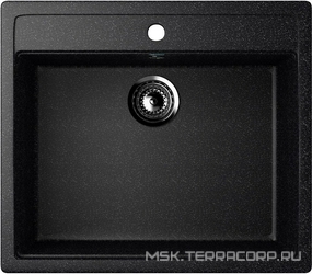 Мойка кухонная Ulgran U-104-308 черная 49x56x17 Ulgran u-104 s343946