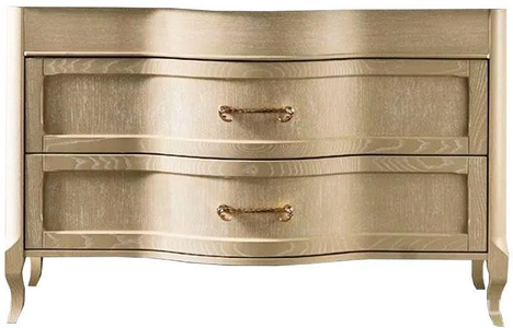 База под раковину 130см, без ручек, доводчики Blum, цвет FUNE,  ZZ Eban Rachele FBSRC130-F