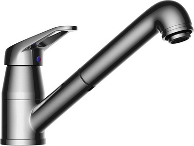 Смеситель для кухонной мойки Omoikiri Tateyama-S C, выдвижной излив, цв. хром, ZZ Omoikiri tateyama 4994115