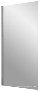 Душевая перегородка  LUX, неподвижная, 86x199.5 см, профиль гл.хром, стекло сатин QuickNano ZZ Vegas Glass EAF EAF LUX 86 08 10/QuickNano