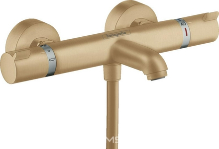 Смеситель термостат для ванны, (цв.шлиф.бронза),  Comfort ZZ Hansgrohe Ecostat 13114140