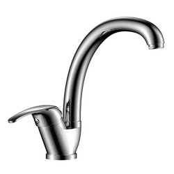 Смеситель Rossinka Y35-23 для кухонной мойки, серый| 13x22x24