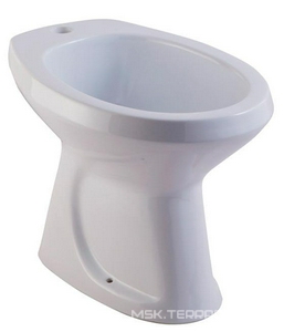 Биде напольное, цв.белый ZZ Rosa люкс 23889