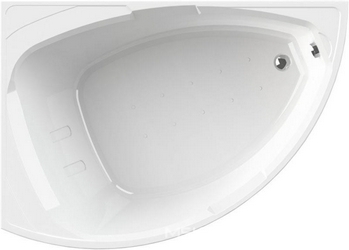 Ванна акрил. "Астория", 1680х1200, левая, смеситель/излив "Бриз/Линкольн (больш)/бронза", каркас и слив-перелив (бронза) в компл., БЕЗ панели ZZ