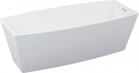 Ванна из искусственного камня Цвет и Стиль Стилло Алюминий| 179x78x42