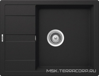 Мойка кухонная Schock Optima 50D оникс| 50x65x19