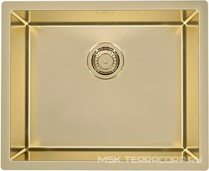 Мойка кухонная Alveus Quadrix Monarch 50 золото| 45x55x20