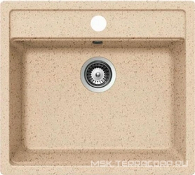 Мойка кухонная Whinstone Немос 1B бежевый| 50x56x20