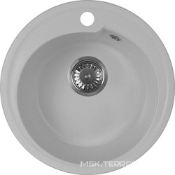 Мойка кухонная AquaGranitEx M-45 серая| 44x44x18