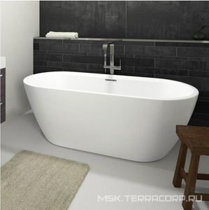 Ванна 160х75см, свободностоящая, слив-перелив в комп., (акрил цв.белый), Inspire ZZ Riho inspire B091001005