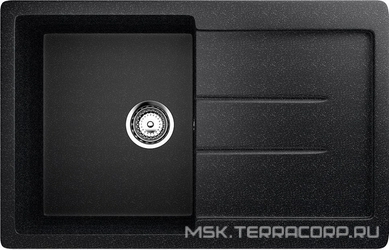 Мойка кухонная Ulgran U-507-308 черная 49x77x19 Ulgran u-507 s369683