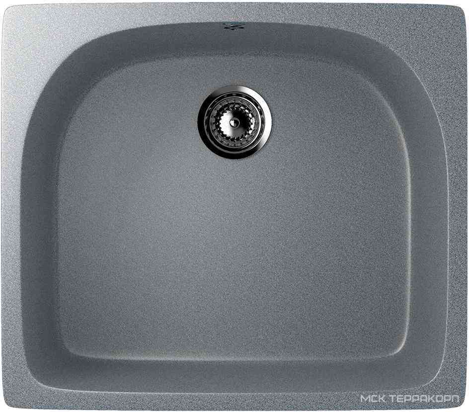 Мойка кухонная Ulgran U-408-309 темно-серая| 51x59x22