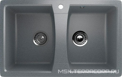 Мойка кухонная Ulgran U-402-309 темно-серая 49x77x19 Ulgran u-402 s377020