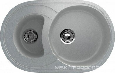 Мойка кухонная Ulgran U-504-310 серая 46x74x17 Ulgran u-504 s378469