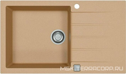 Мойка кухонная Alveus Cadit Granital 40 beige 50x86x20 Alveus cadit granita s420546