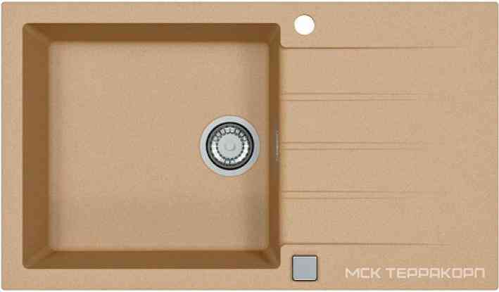 Мойка кухонная Alveus Cadit Granital 40 beige| 50x86x20