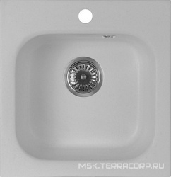 Мойка кухонная AquaGranitEx M-43 серая 44x43x17 AquaGranitEx m-43 s330479