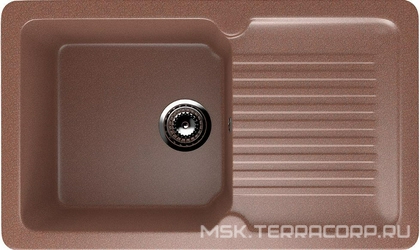 Мойка кухонная Ulgran U-506-307 терракот| 49x77x22