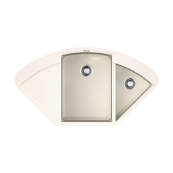 Мойка кухонная Omoikiri Sakaime 105C-WH белая| 57x105x23