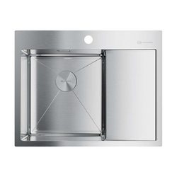 Мойка кухонная Omoikiri Akisame 65-IN-L нержавеющая сталь| 51x65x20