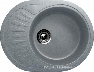 Мойка кухонная Ulgran U-107m-309 темно-серая| 45x57x15