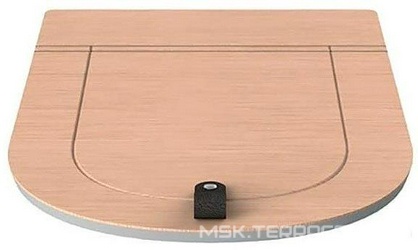 Сиденье для унитаза, БЕЗ микролифта, (петли цв.rovere), The One ZZ