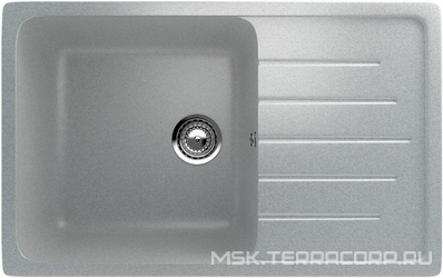 Мойка кухонная Ulgran U-400-310 серая| 49x75x20
