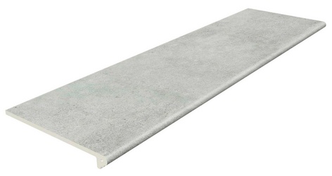 Peldano Redondeado Urban Gris Liso ZZ|119.7x33x14